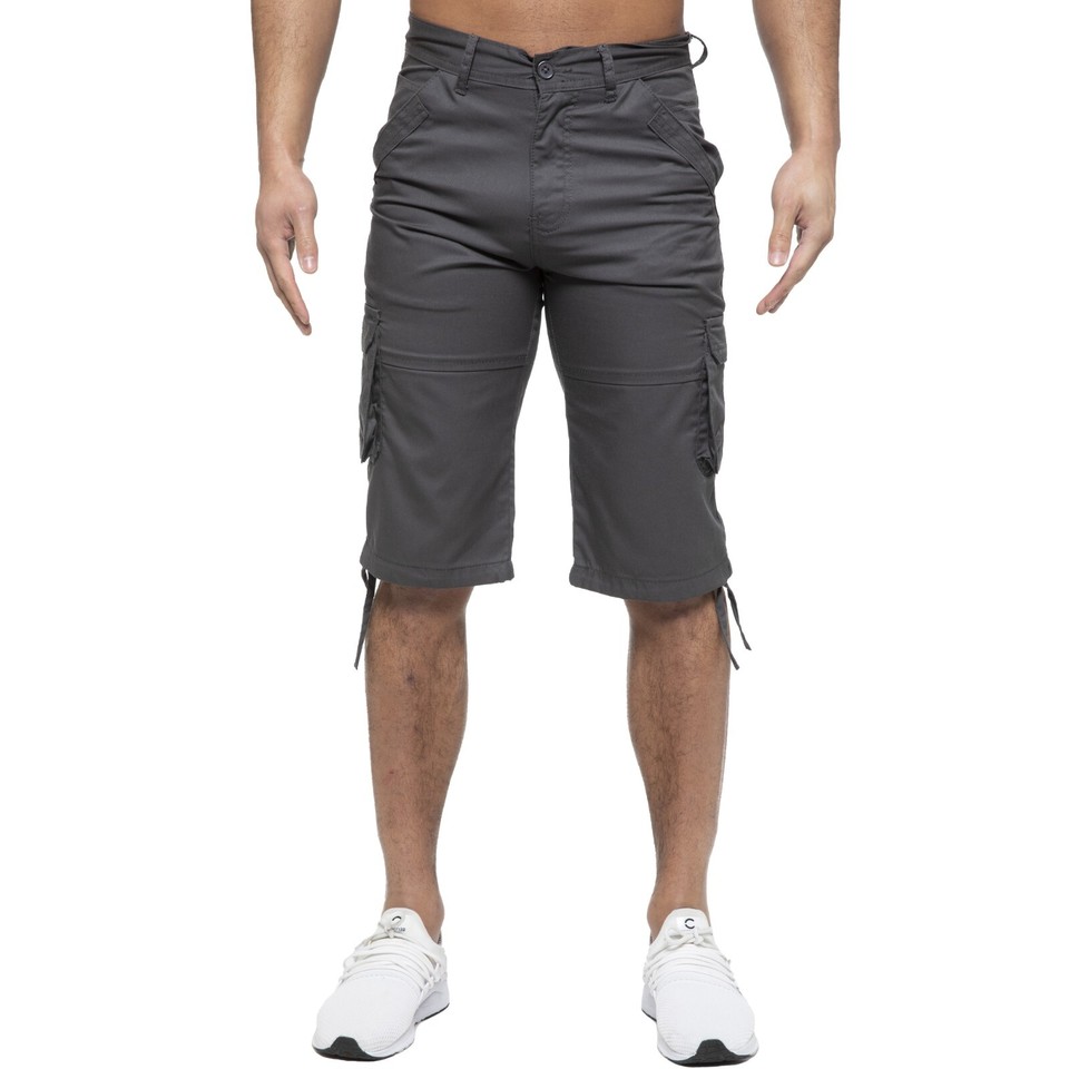 Men's Casual Chino Shorts Cargo Work Combat Cotton Shorts