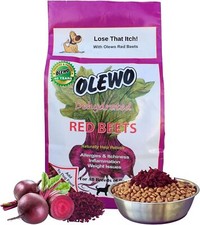 Olewo Red Beets Dog Supplement For Skin Coat Health Itch Relief 1 Pound