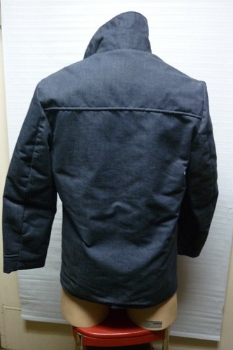 VINTAGE SEARS WESTERN WEAR DENIM SHERPA LINED JACKET SMALL BLUE JEAN NICE ! - Picture 4 of 12