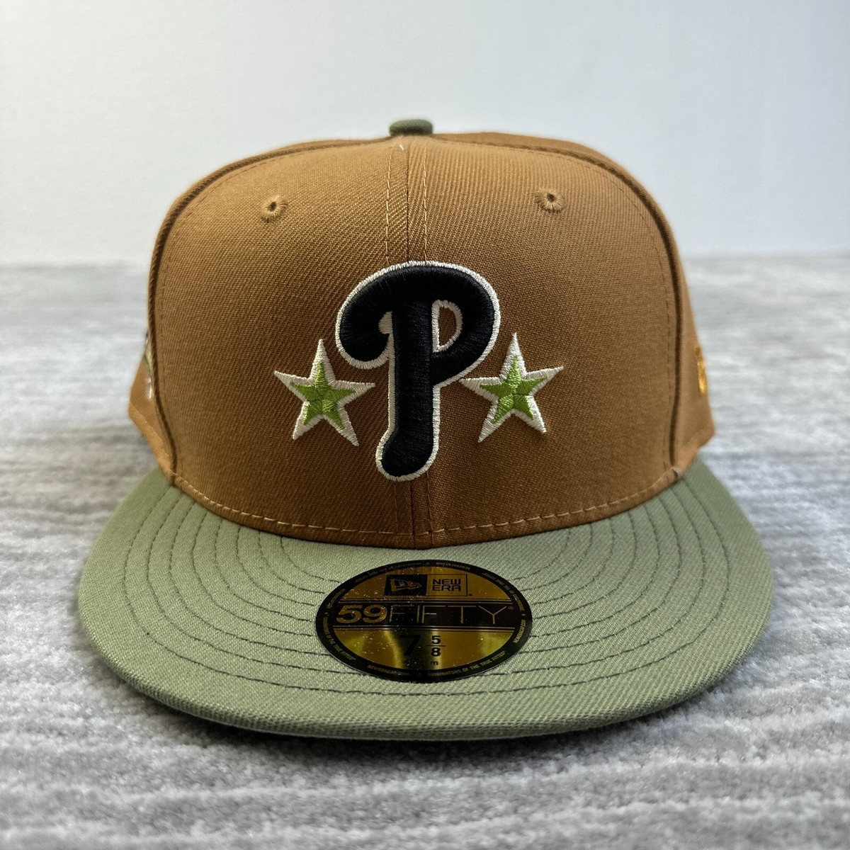 【海外限定】【GWセール】New Era Phillies キャップ 7 5/8 Philadelphia Phillies Hat Cap Mens Fitted 7 5/8 Brown New Era