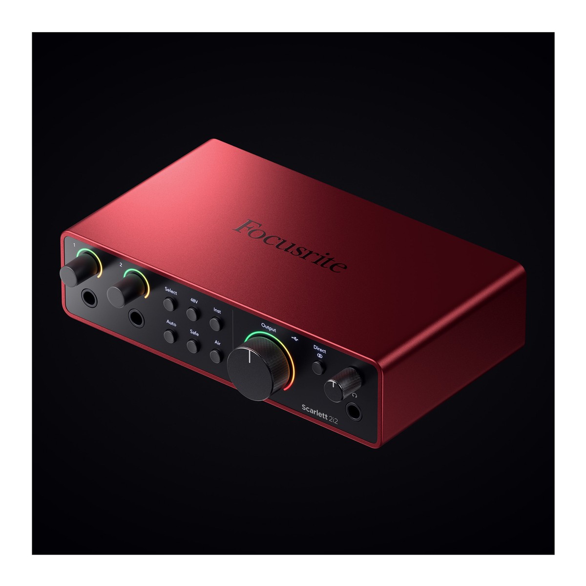 Focusrite Scarlett 2i2 4th Gen USB Audio Interface with Hi-Z