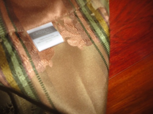 CROSCILL TULANE KENSINGTON BOSTON FRINGED CINNAMON GREEN ASCOT VALANCE 39X22 - Picture 6 of 9