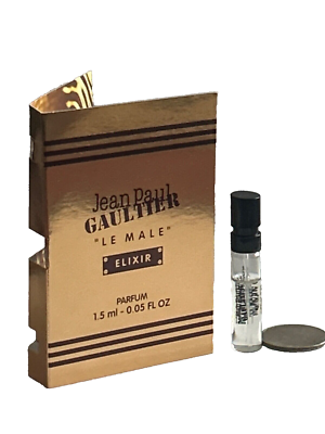 Jean Paul Gaultier LE MALE ELIXIR Parfum EDP Cologne Sample .05 oz