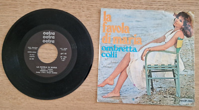 Lidschatten Colli La Favola di Maria tun so, als ob Vinyl Schallplatte 45 Umdrehungen