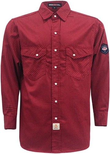 Men’s 6.5oz Cotton FR Shirt - Durable Snap Closure for Welding & Industrial Use - Picture 3 of 9