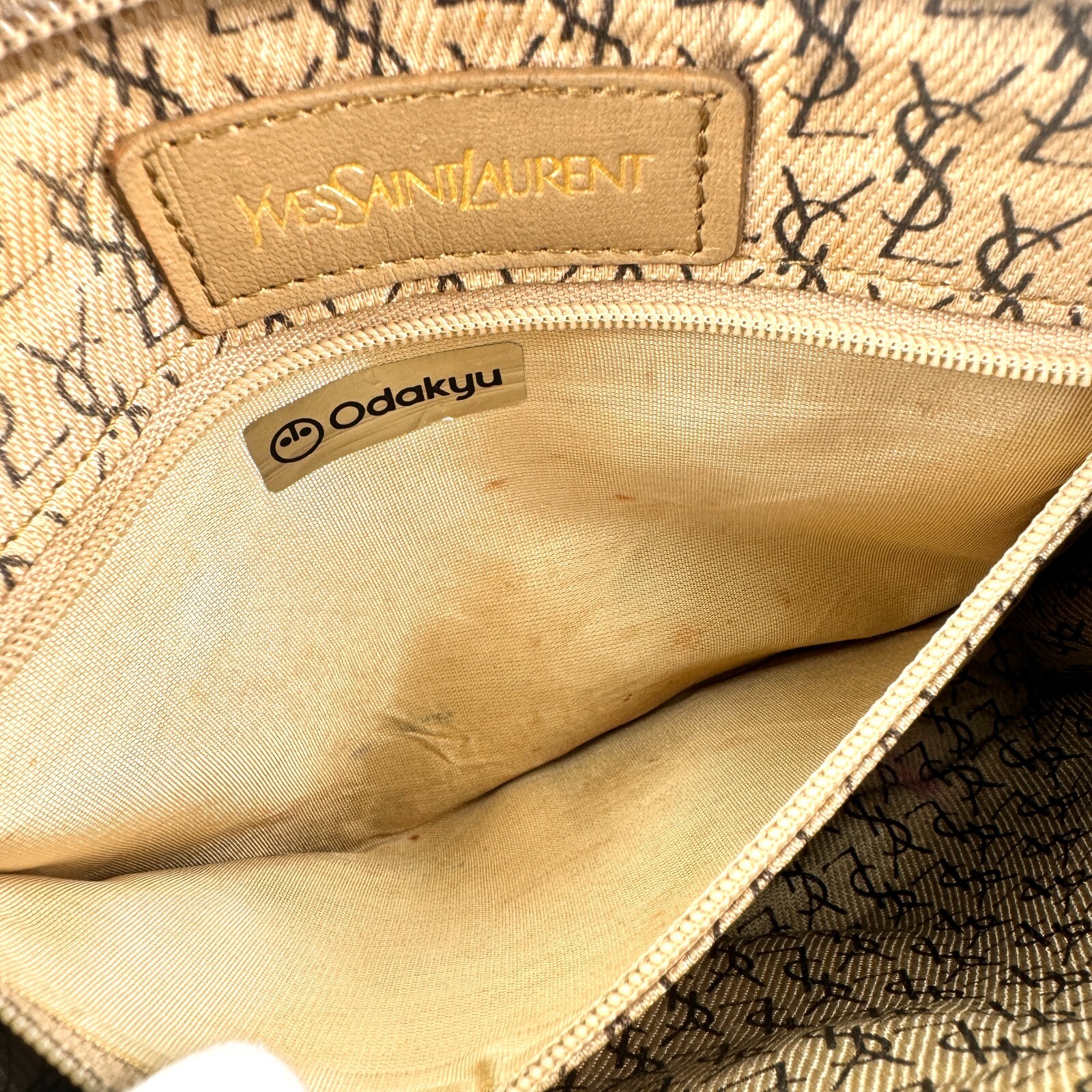 Pochette YSL Saint Laurent fantasia all over pelle dal GIAPPONE Autentica