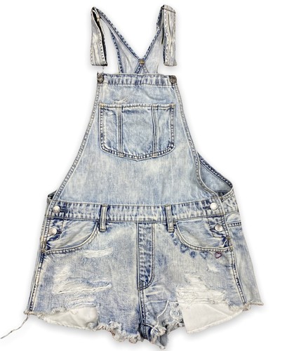 American Eagle Acid Wash Shortalls 