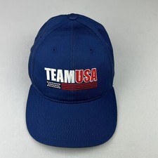 Vintage Olympic USA Team Hat Cap Blue K Products 300 Million Strong