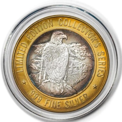 .999 Silver President Casino on the Admiral $10 Limited Edition Gaming Token