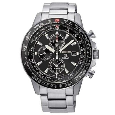 Seiko Solar Men's Black Watch - SSC009P1 for sale online | eBay