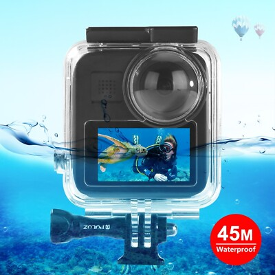 #ad #ad 45M Underwater Waterproof Housing Diving Case for Gopro Max Action Camera $48.83