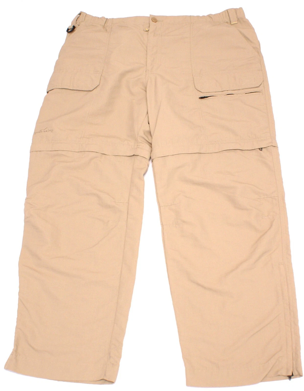 Eddie Bauer Men's Convertible Zip Off Hiking Fishing Pants Shorts, Size XL / 30"