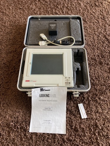 VINTAGE LOOKING GLASS, CHISHOLM ELECTRONIC IMAGING SYSTEM, MODEL 480