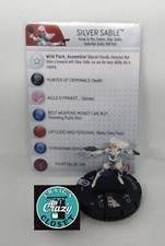 HeroClix Silver Sable 011 Marvel Deadpool Set New Common