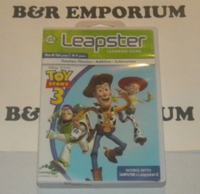 Leap Frog Leapster Lot - Toy Story 3 / Creature Create / Spongebob Squarepants