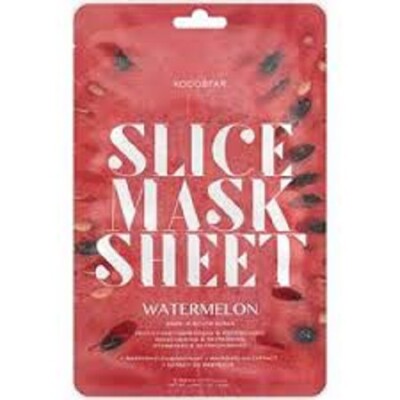 NEU Kocostar Wassermelone feuchtigkeitsspendend/feuchtigkeitsspendend & erfrischend Scheibe Maske Blatt 