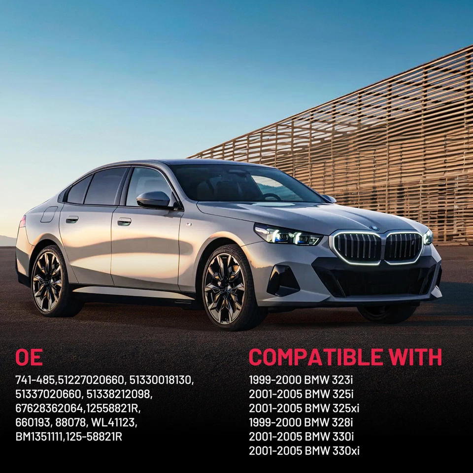 Front Passenger Side Window Regulator w/Motor For BMW E46 320i 323i 325i 328i Foto 4 de 4