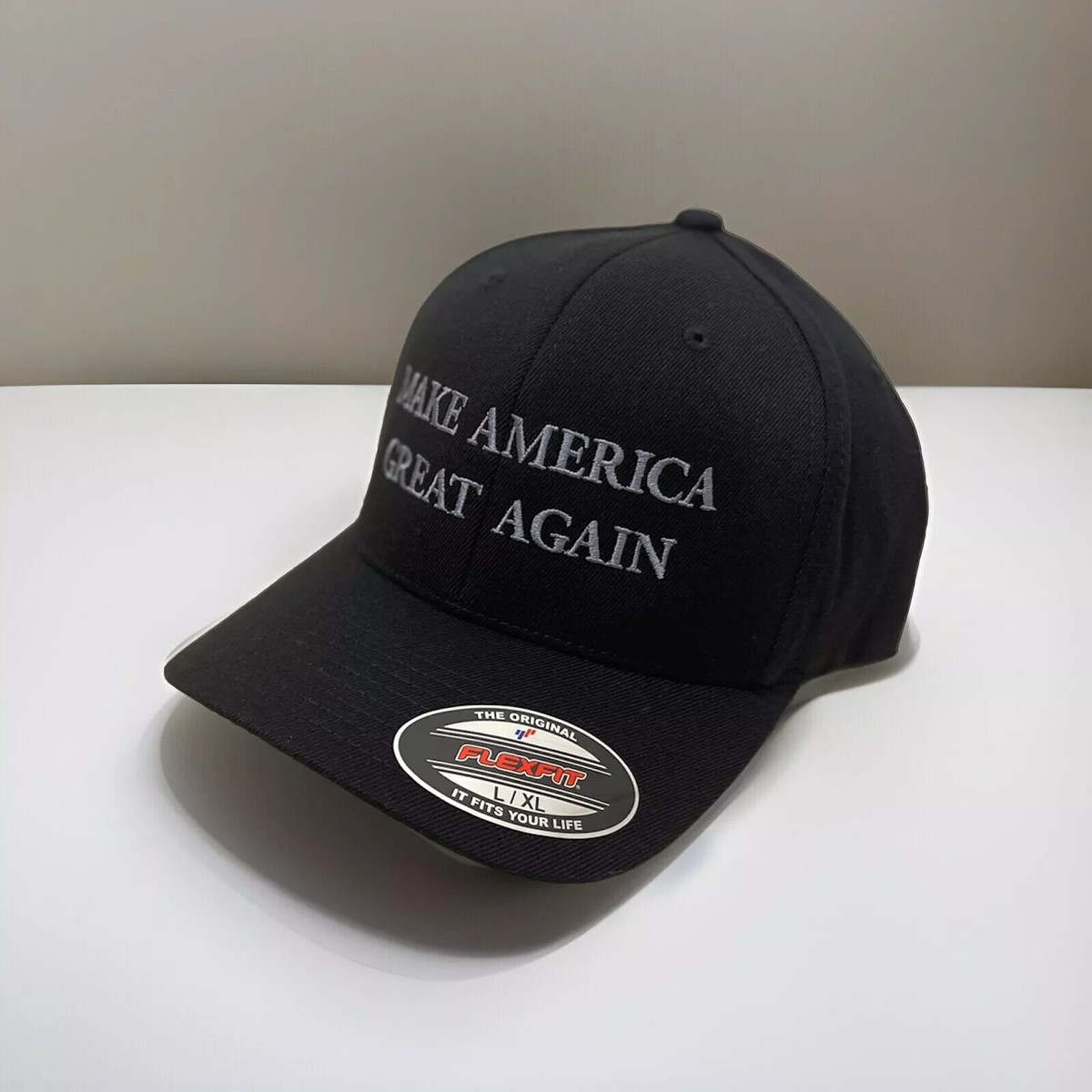 Make America Great Again Donald Trump Hat MAGA Cap Black Flexfit