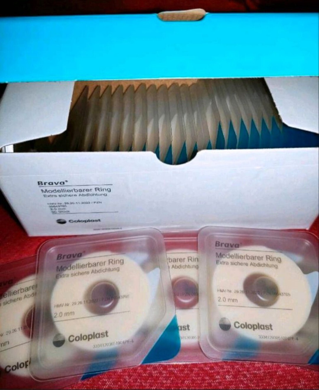 Coloplast Brava modellierbare Hautschutzringe NEU 30 Stück #12030