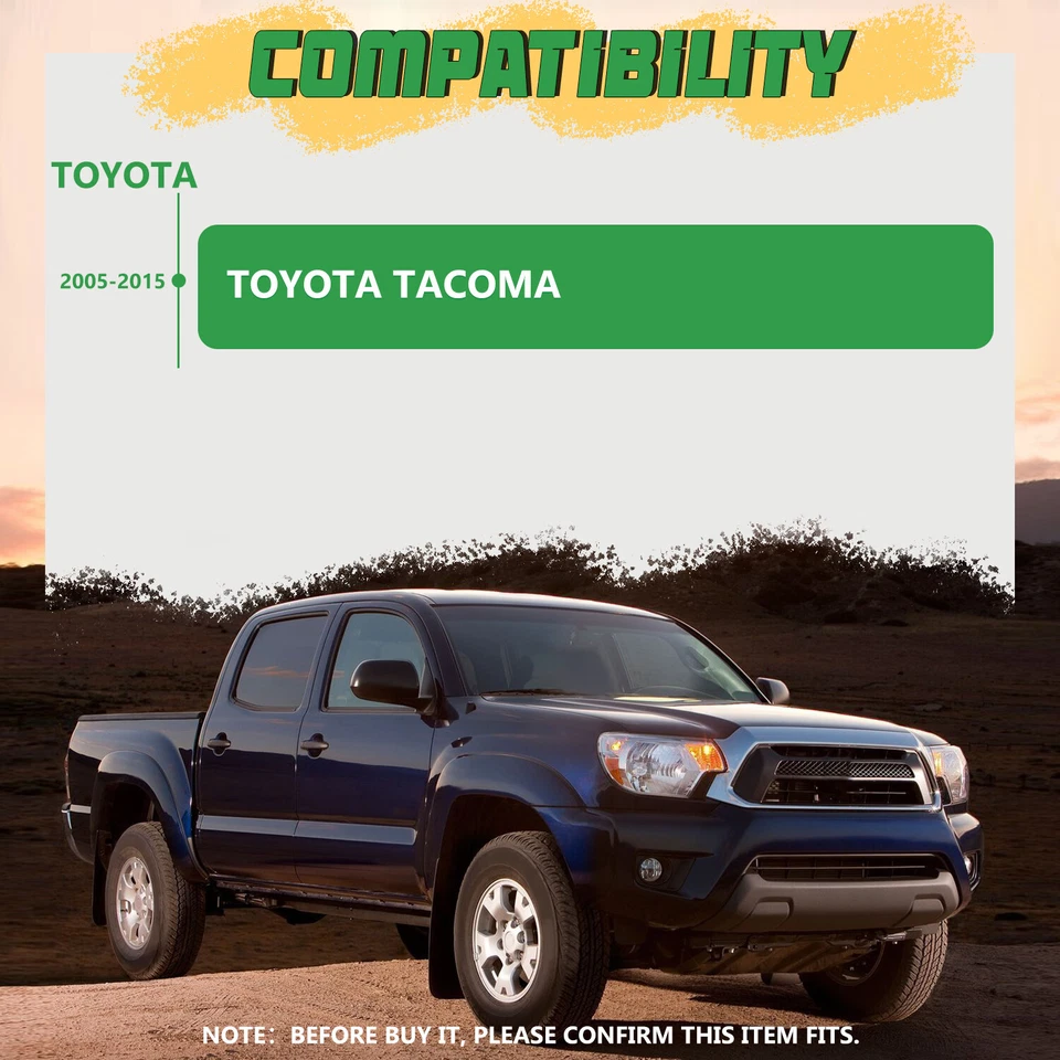 Brazos de control inferiores delanteros y rótulas para Toyota Tacoma 2005-2013 2014 2015 Foto 2 de 4