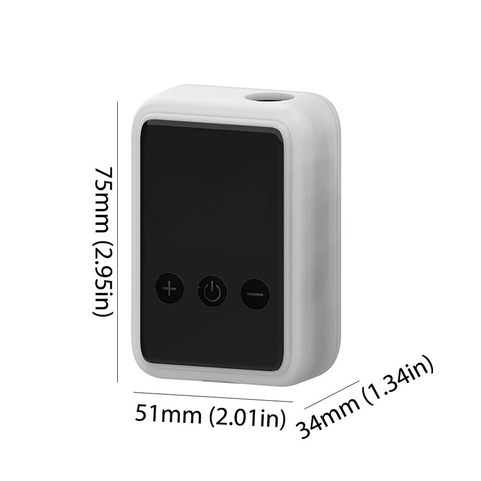 ♥ 150PSI Tiny Cube Bike Pump with LCD Display Presta Schrader Valve for