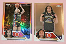 BREYA CUNNINGHAM (2) RC 2023 TOPPS CHROME MCDONALDS REFRACTOR & BASE #41&89 AZ