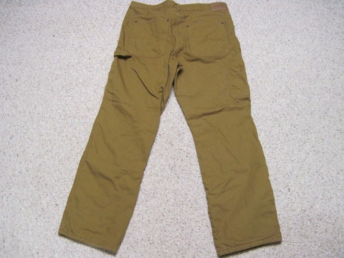 Cotton Flannel Lined Carpenter Pants 