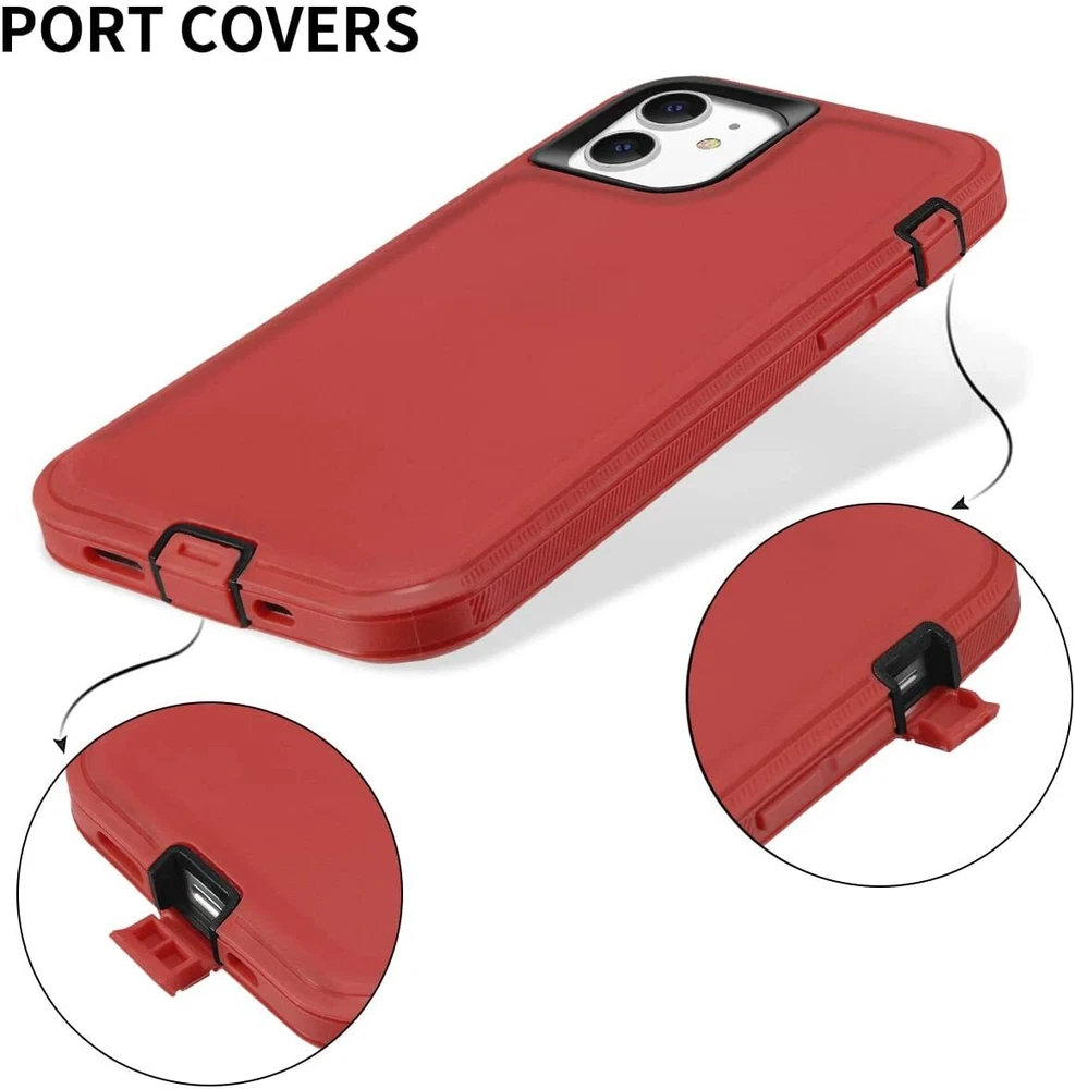 Ultra-Durable Shockproof Phone Case for iPhone 15 Pro Max 14 13 12 11 XR 8 7 Plus