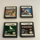 Lot of 4 Nintendo DS Cartridges Only - Spider-Man Lego Harry Potter TESTED