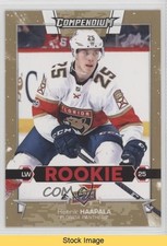 2017-18 Upper Deck Compendium Rookies Gold Henrik Haapala #844 READ o1h