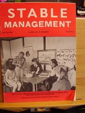 STABLE MANAGEMENT HORSE PONY MAG OCT/NOV 1981 JOAN DAVIES LONG DISTANCE RIDING