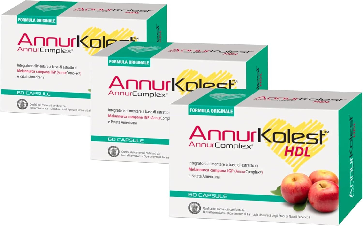 Annurkolest Integratore Annurcomplex 3x60 Caps | Massima Purezza Lipidica