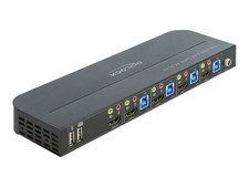 Delock HDMI 4K 60Hz KVM Switch with USB 3.0 and Audio 3840 x 2160 Pixel 11483