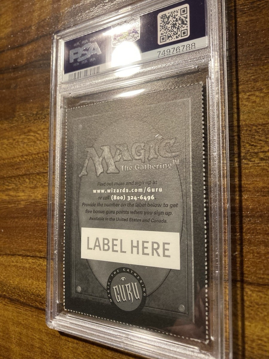 MTG✨MAGIC GURU REFERRAL CARD (Fully Perforated)✨PSA 4 VG-EX 2000