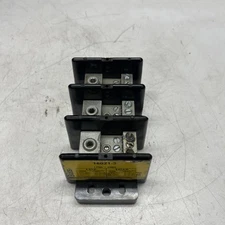 BUSSMANN 16021-3 Power Distr Block,Al/Cu,600V AC/DC 4XK14