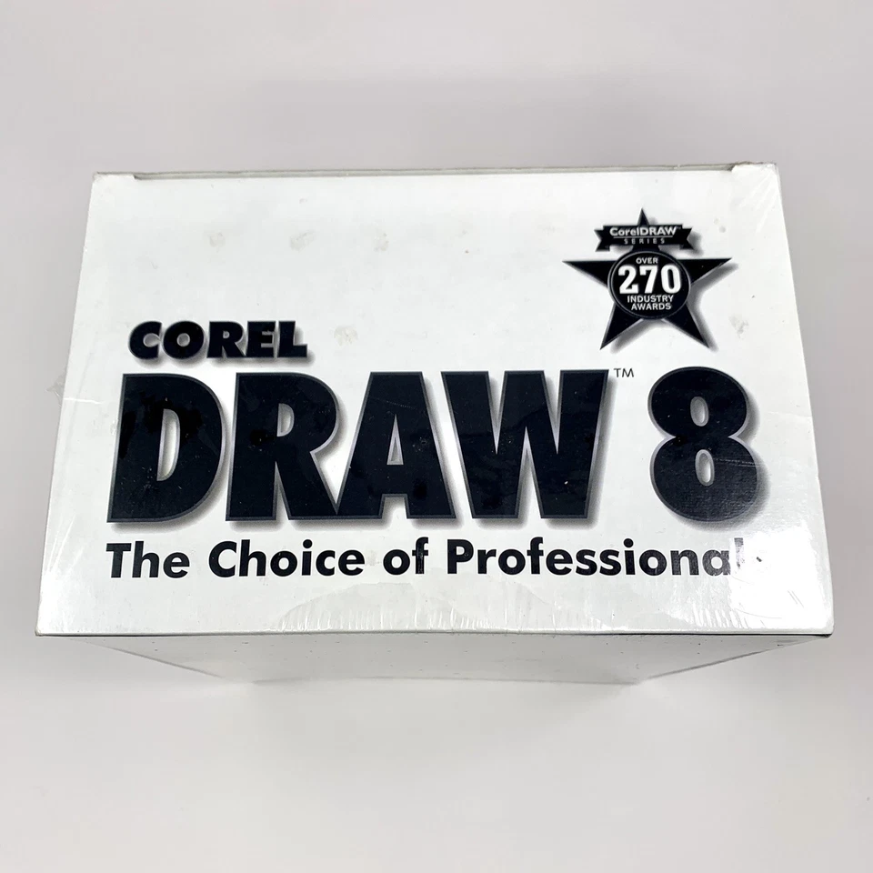 Coreldraw 8 UPGRADE: New, Sealed Box Big Box Software Graphic Design *READ* - Image 2 of 4