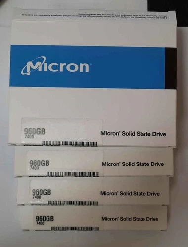 Micron 960GB SSD NVMe U.3 2,5 PCIe Gen4 7400 PRO MTFDKCB960TDZ