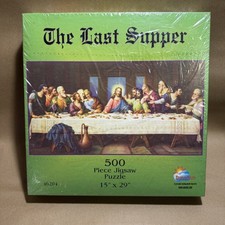 SEALED SunsOut The Last Supper Jigsaw Puzzle - 500 Pieces - Jesus - Bible