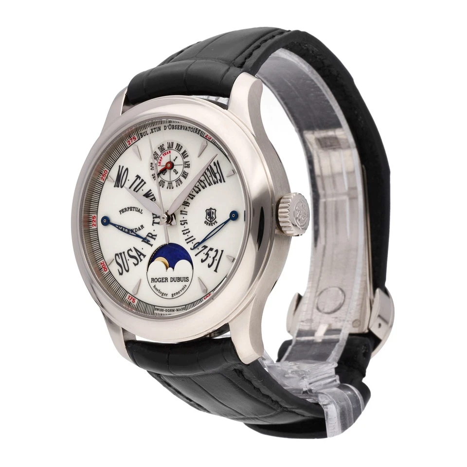 Reloj Hombre Roger Dubuis Homenaje Oro Blanco 18k Calendario Perpetuo H37 5772 0 Foto 4 de 4