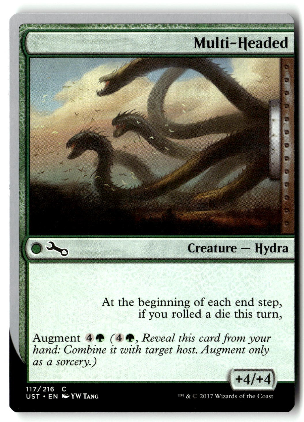 Multi-Headed 117 Common Unstable Magic: The Gathering Near Mint