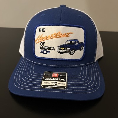 Chevrolet C-10 Square Body Truck Automotive Richardson 112 Vintage Trucker Hat
