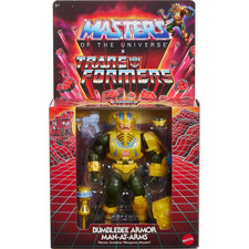 MOTU Masters of Universe Origins x Transformers Bumblebee Armor Man At Arms