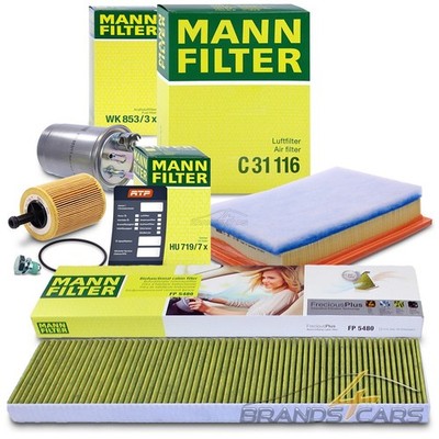 MANN-FILTER INSPEKTIONSPAKET FILTERSATZ B FÜR VW SHARAN 7M 1.9 2.0 TDI 02-10