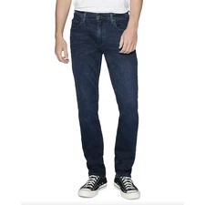 Transcend Federal Slim Straight Leg Jeans sz 36 mens stretch comfort casual 