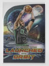 2023-24 Topps Chrome Cosmic #LI0-11 Jayson Tatum launched into orbit