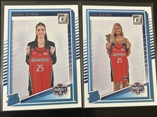 2025 Panini Donruss Sonia Citron RC Rookie #87 Washington Mystics & Kiki Iriafen
