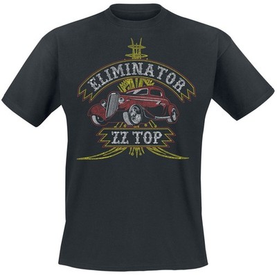 ZZ Top T-Shirt Herren Eliminator Pinstripe schwarz S