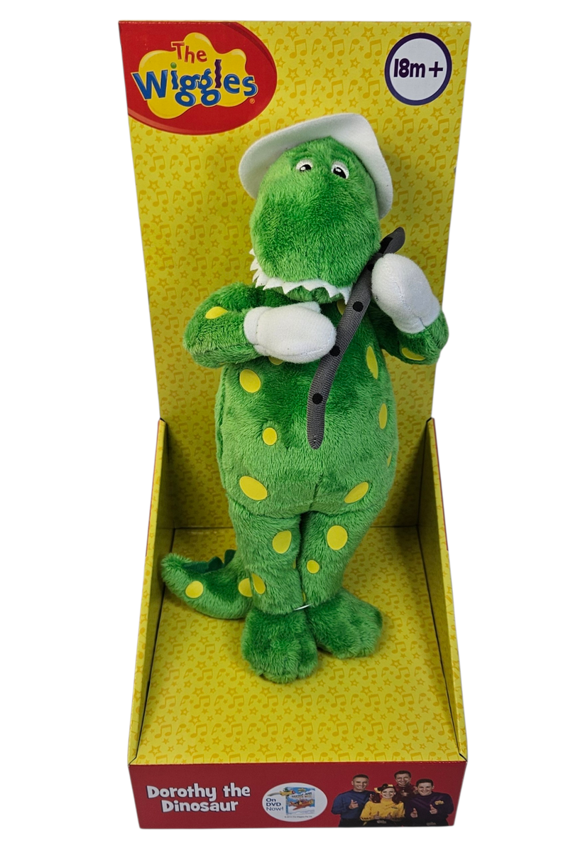 THE WIGGLES DOROTHY THE DINOSAUR PLUSH FIGURE WICKED COOL TOYS WCT
