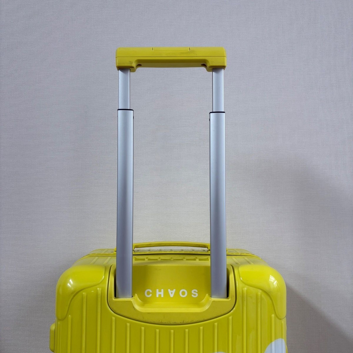 RIMOWA x CHAOS Essential Cabin 36L White Yellow 4-Wheel Suitcase