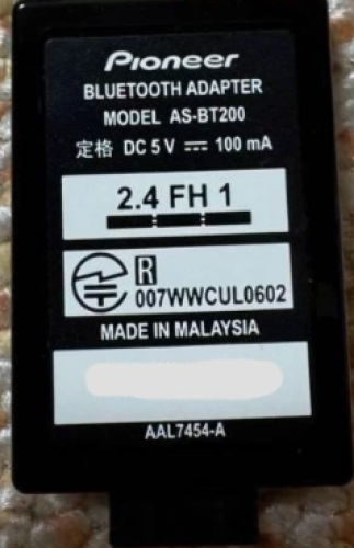 その他 Pioneer Bluetooth ADAPTER AS-BT200 Pioneer AS-BT200 Bluetooth® wireless audio receiver at